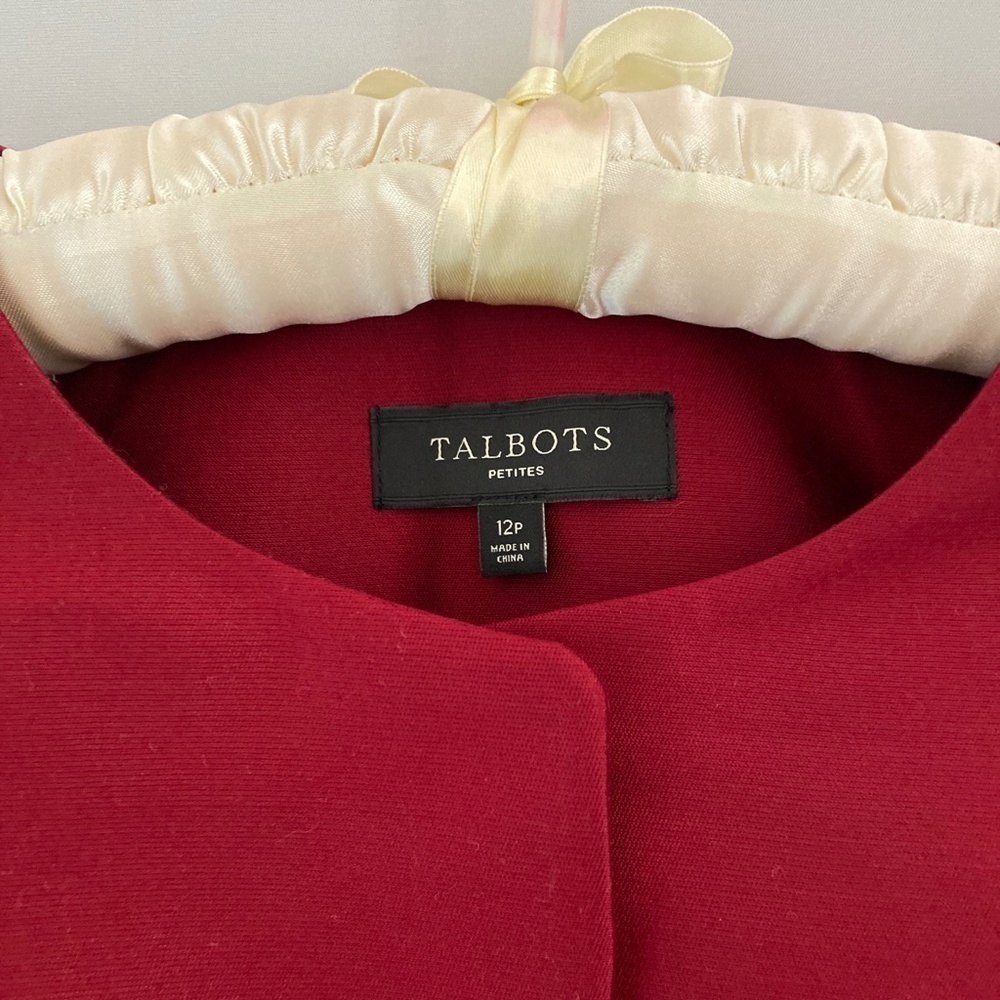 Talbots Silk Blend PantSuit NWOT - Picture 9 of 14